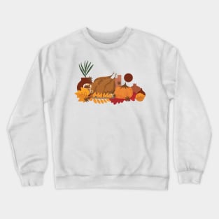 Happy thanksgiving day food | Holidays Crewneck Sweatshirt